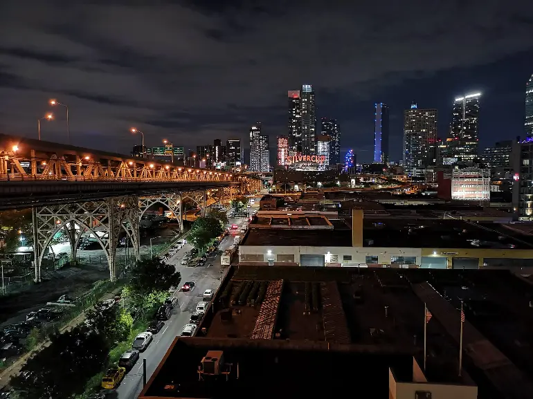 city photo during nighttime